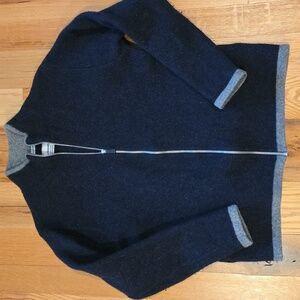 Lochaven Men's Navy Blue Wool Sweater Size Medium